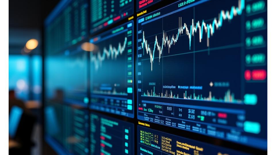Dashboard di sorveglianza del trading con alerts prioritarizzati e grafici di attività.