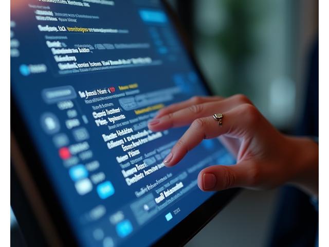 Interfaccia di ricerca AI dove un utente digita una query legale complessa e riceve risultati immediati e pertinenti.