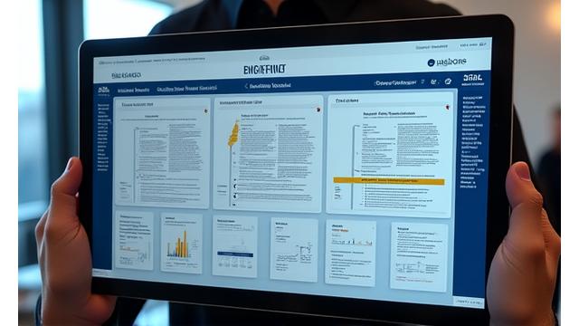 Interfaccia di una piattaforma per due diligence con documenti e analisi evidenziati