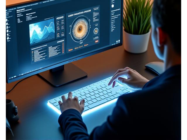 Dashboard interattiva con grafici e indicatori di rischio legali in tempo reale, colori eleganti.