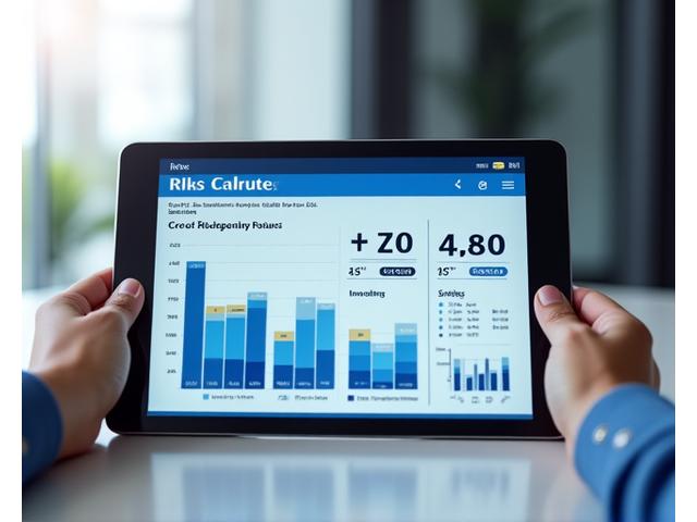 Interfaccia di una calcolatrice ROI che mostra i benefici finanziari della gestione del rischio legale, con grafici a barre che evidenziano i risparmi ottenuti.